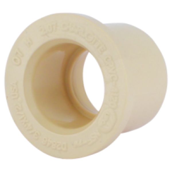 Charlotte Pipe FlowGuard 3/4 in. Slip X 3/4 in. D Slip CPVC Coupling 10 pk