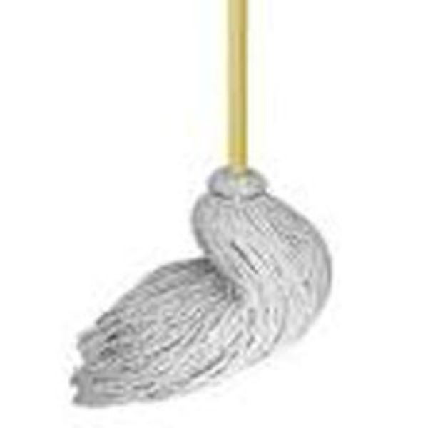 Cotton Deck Mop - Wood - 32 oz - Durable Cleaning Tool