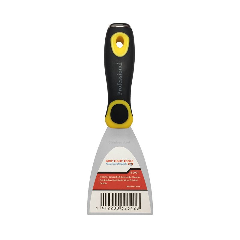 3 in. Flexible Stainless Steel Soft Grip Paint Scraper