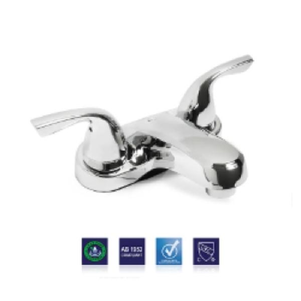 LFL01 2 Handle Lavatory Faucet Without Pop Up