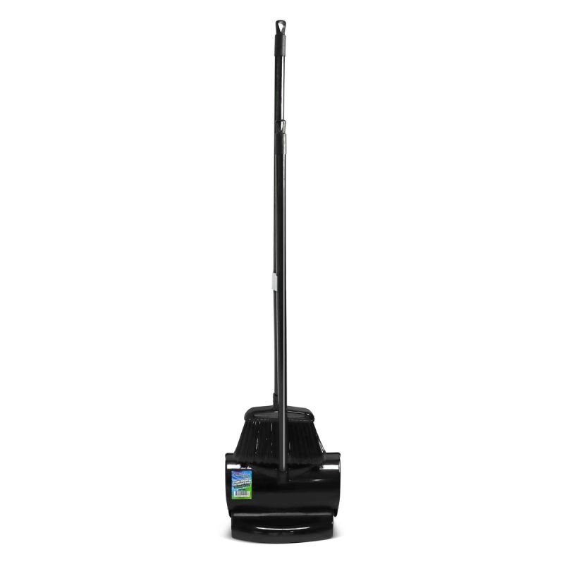 Lobby Dustpan & Angled Broom with Hanging Hook