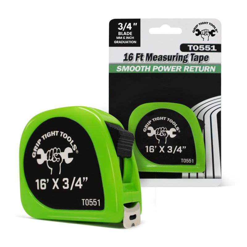 16 ft. x 0.75 in. Metric & SAE Power Tape Measure