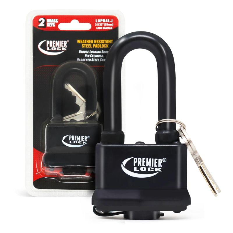 LAP04LJ 2 in. Laminated Fully Black Jacketed Padlock