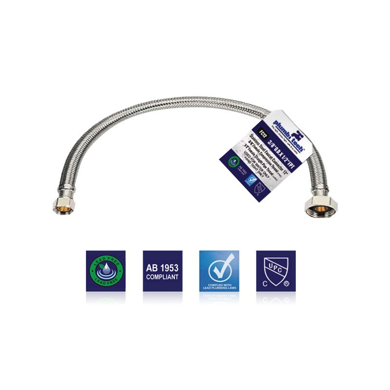 FC12 12 in. Stainless Faucet Supply Line