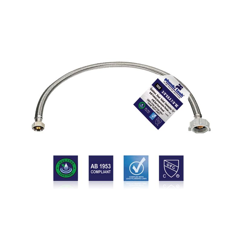 12 in. Stainless Steel Toilet Supply Line