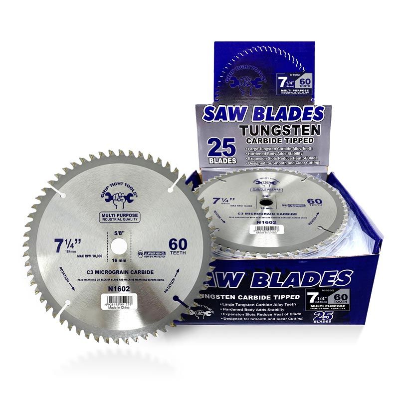7.25 in. Professional Circular Saw Multi-Purpose Blade - 60T
