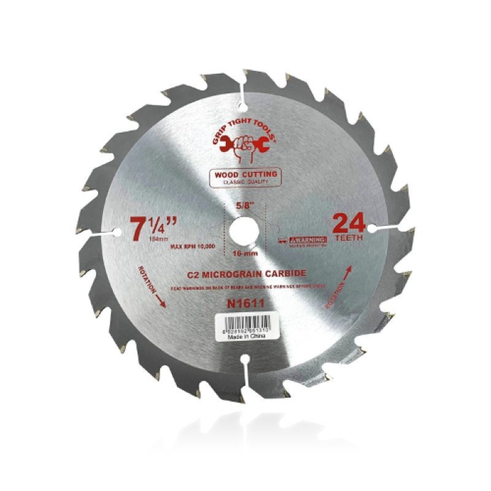 N1611 7.25 in. x 24 Tooth Circular Saw Blade