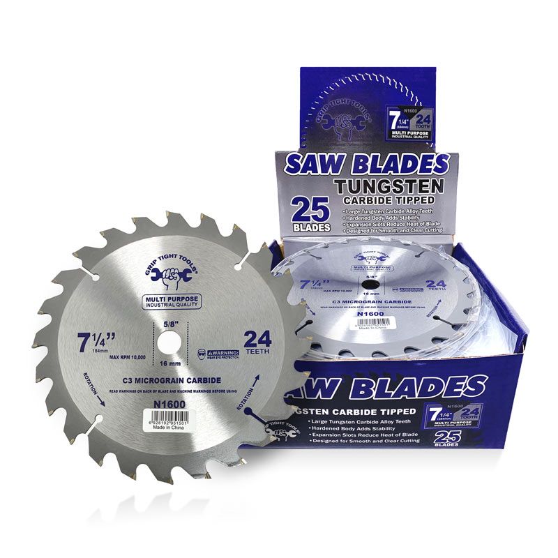 7.25 in. Professional Circular Saw Multi-Purpose Blade - 24T