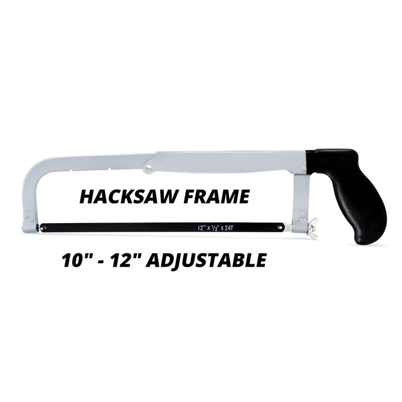 10-12 in. Adjustable Hacksaw Frame
