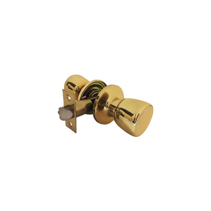 Brass Tulip Knob Passage Lock, Brass