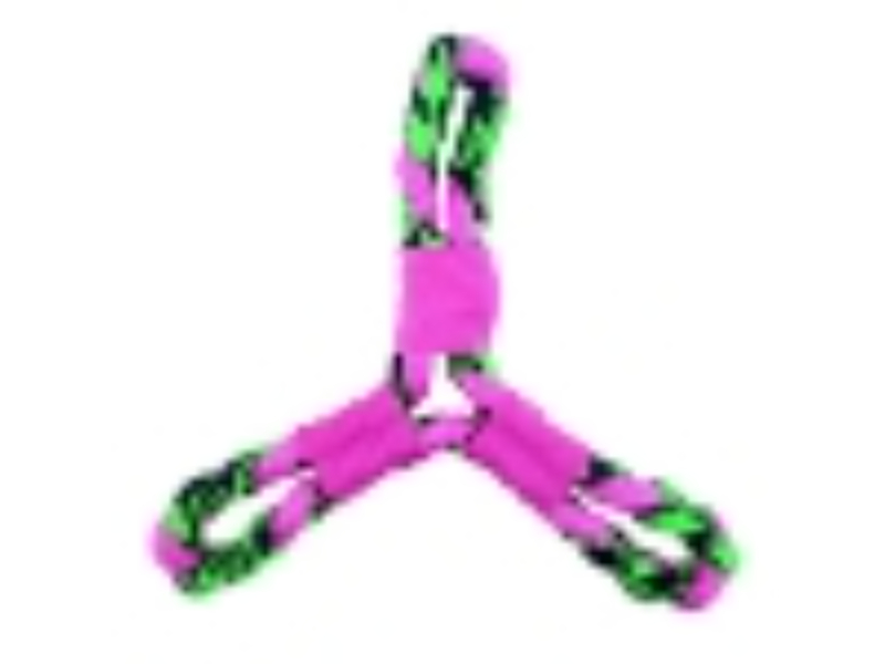 Picture of Boss Pet US2049 75 Paracord Rope Twisted Tri-flyer Toy&#44; Pink