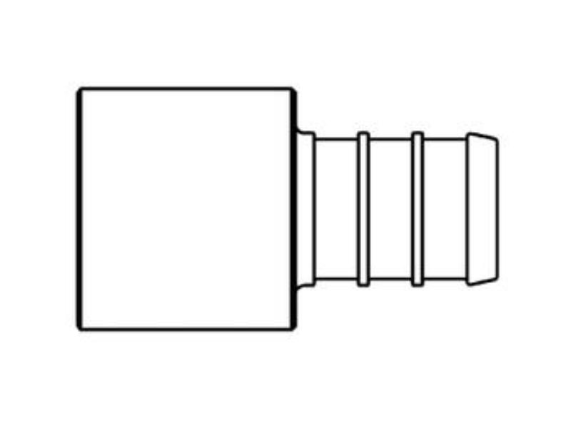 0.75 P x 0.75 in. FS NL Pex Female SWT Adapter