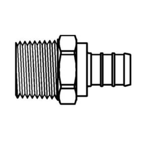 0.75 P x 0.75 in. Mip NL Pex Male Adapter