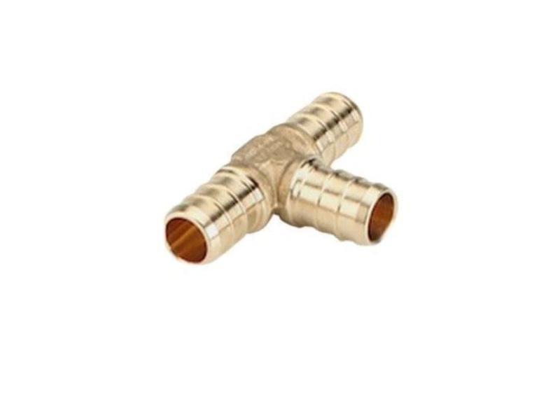 NLCBXT555 1 in. NL Pex Insert Brass Tee