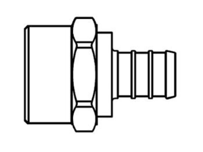 0.5 P x 0.5 in. Fip NL Pex Female Adapter