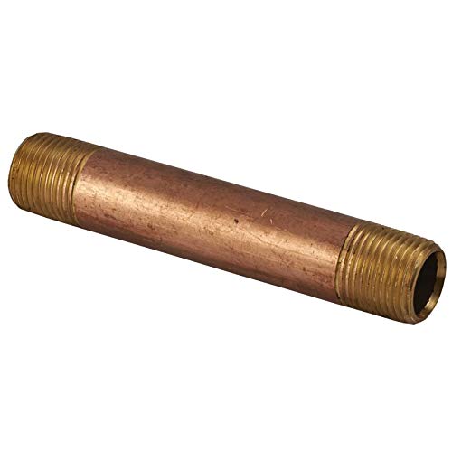 UBRN-0535 0.5 x 3.5 in. Pipe Nipple, S40 Brass