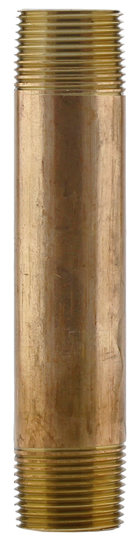1.25 x 4 in. S40 Brass Pipe Nipple