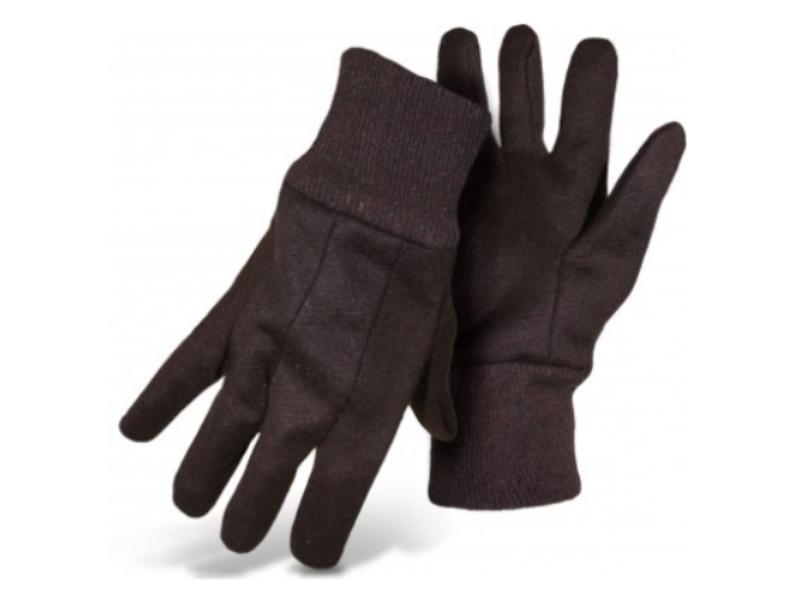 Picture of West Chester Protective Gear B61061-L 8 oz Polyester & Cotton Jersy Glove&#44; Brown - Large - Case of 12
