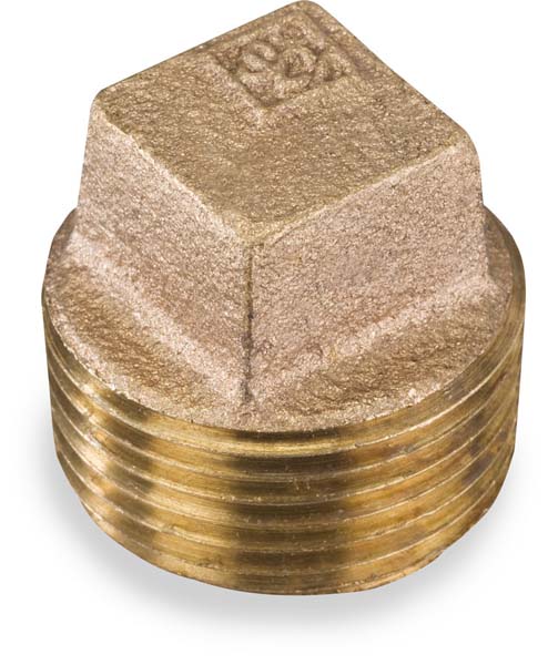 1.25 in. No. 125 Square Head Plug, Bronze