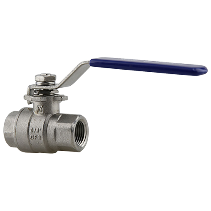 PEBVSS-1003 0.38 in. 304 Stainless Steel Ball Valve - 2 Piece
