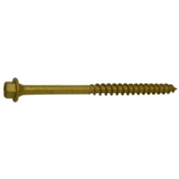 0.25 x 4 in. Star Drive Hex Timber Screw, Tan - XL1500