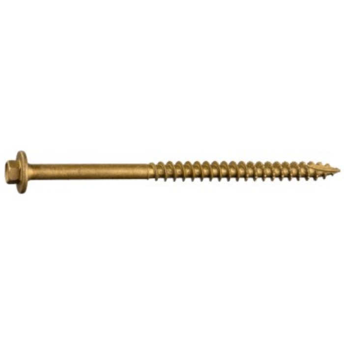 0.375 x 5 in. Star Drive Hex Large Screw, Tan - XL1500