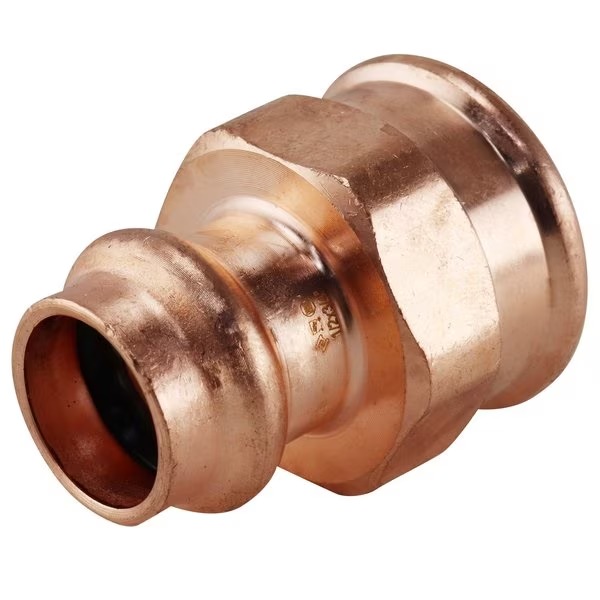 Adapter, 1/2 x 3/4 in, FPT x Press Fit, Copper, 300 psi Pressure