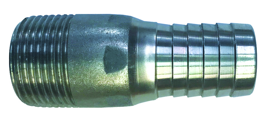1 in. Cast Stainless Steel Male Adapter with Hex