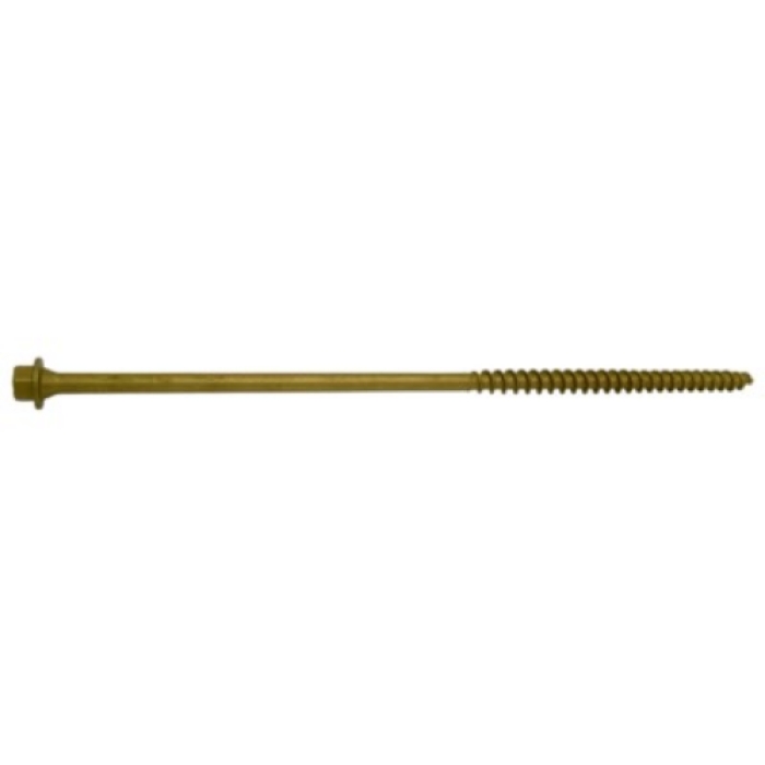 0.25 x 8 in. Star Drive Hex Timber Screw, Tan - XL1500