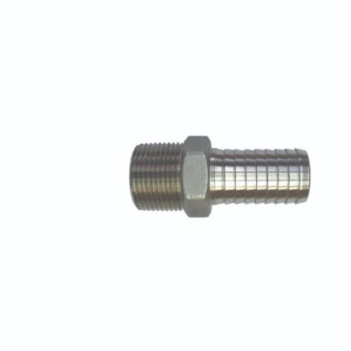 1.25 in. x 9 Cast Stainless Steel Male Adapter with Hex