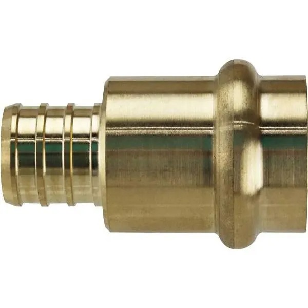 3/4 in. Brass PEX Barb x 3/4 in. Press Adapter