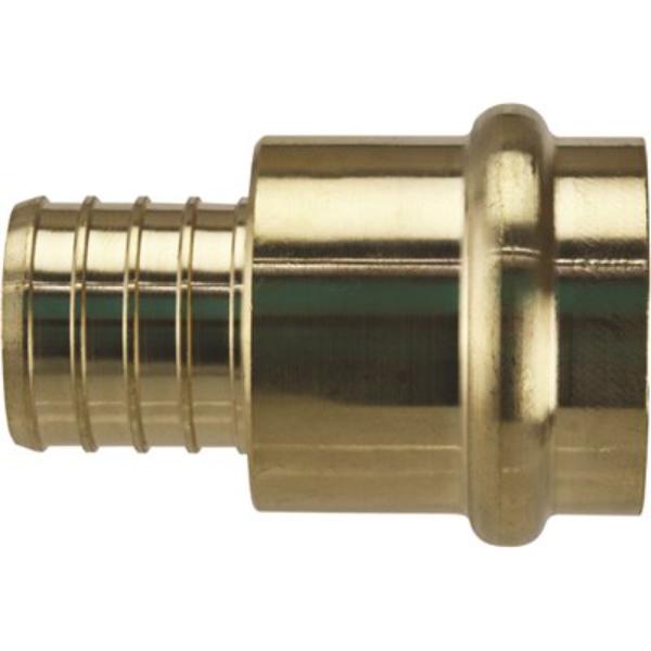1 in. Brass PEX Barb x 1 in. Press Adapter