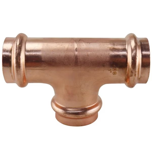1 in. x 1 in. x 1 in. Copper Press x Press x Press Tee