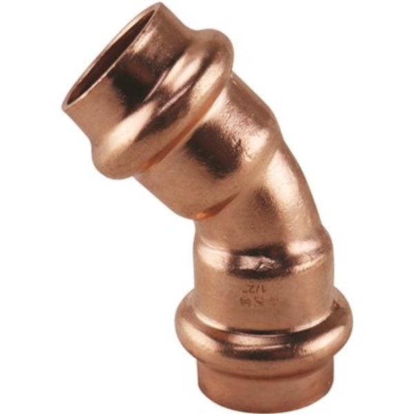 XPRE1245 0.5 in. 45 deg Press x Press Pressure Elbow Fitting