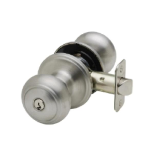 Colonial Entry Knob, Satin Stainless