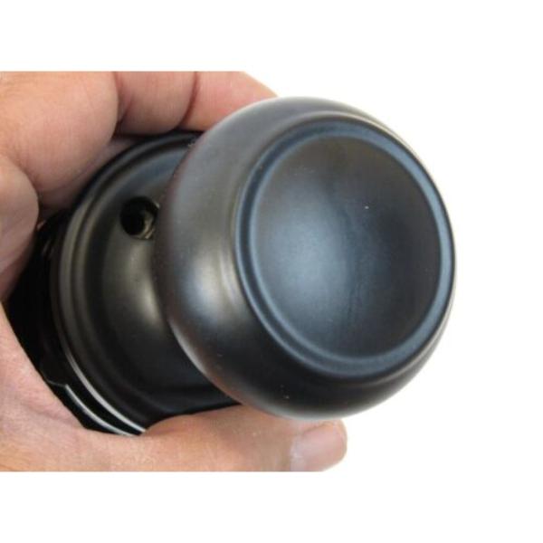 Colonial Passage Knob, Black
