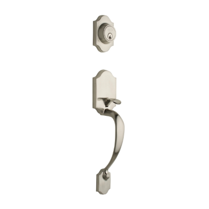 Picture of Copper Creek Hardware HZ2610SS Heritage Handleset&#44; Satin Stainless