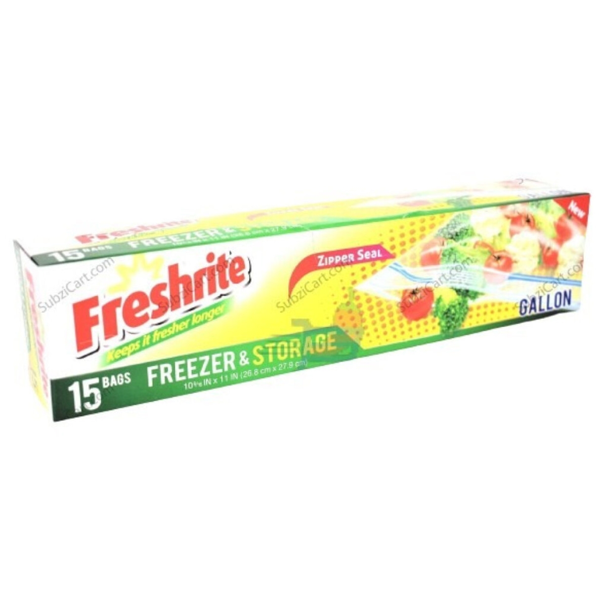 Picture of Jmkiit IN85602 Fresh Seal Zip Freezer Bag - 12 Count