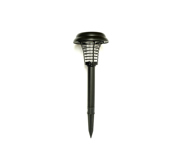 2-in-1 Solar & Zapper Stake Light, Black