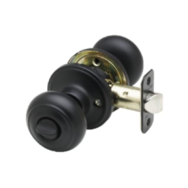 Colonial Privacy Knob, Black