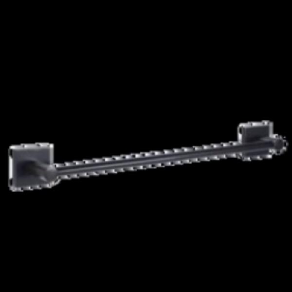 18 in. Towel Bar, Black