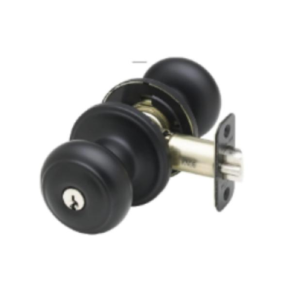 Colonial Entry Knob, Black