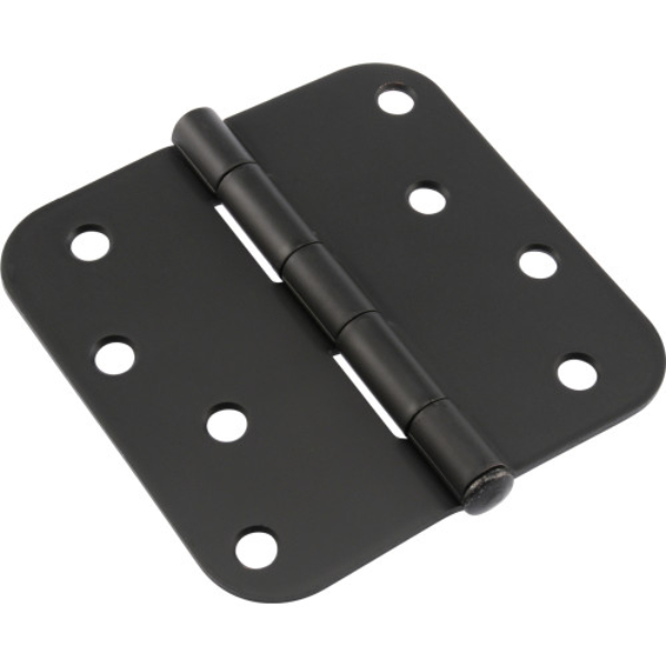 0.625 in. Round Corner Door Hinge - 4 in. - Oil Rubbed Bronze