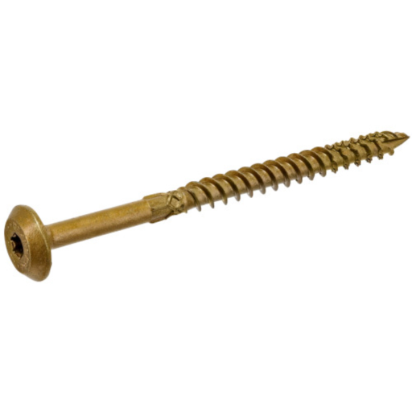 0.25 x 5 in. Power Pro Structural Lag Screws - Bronze