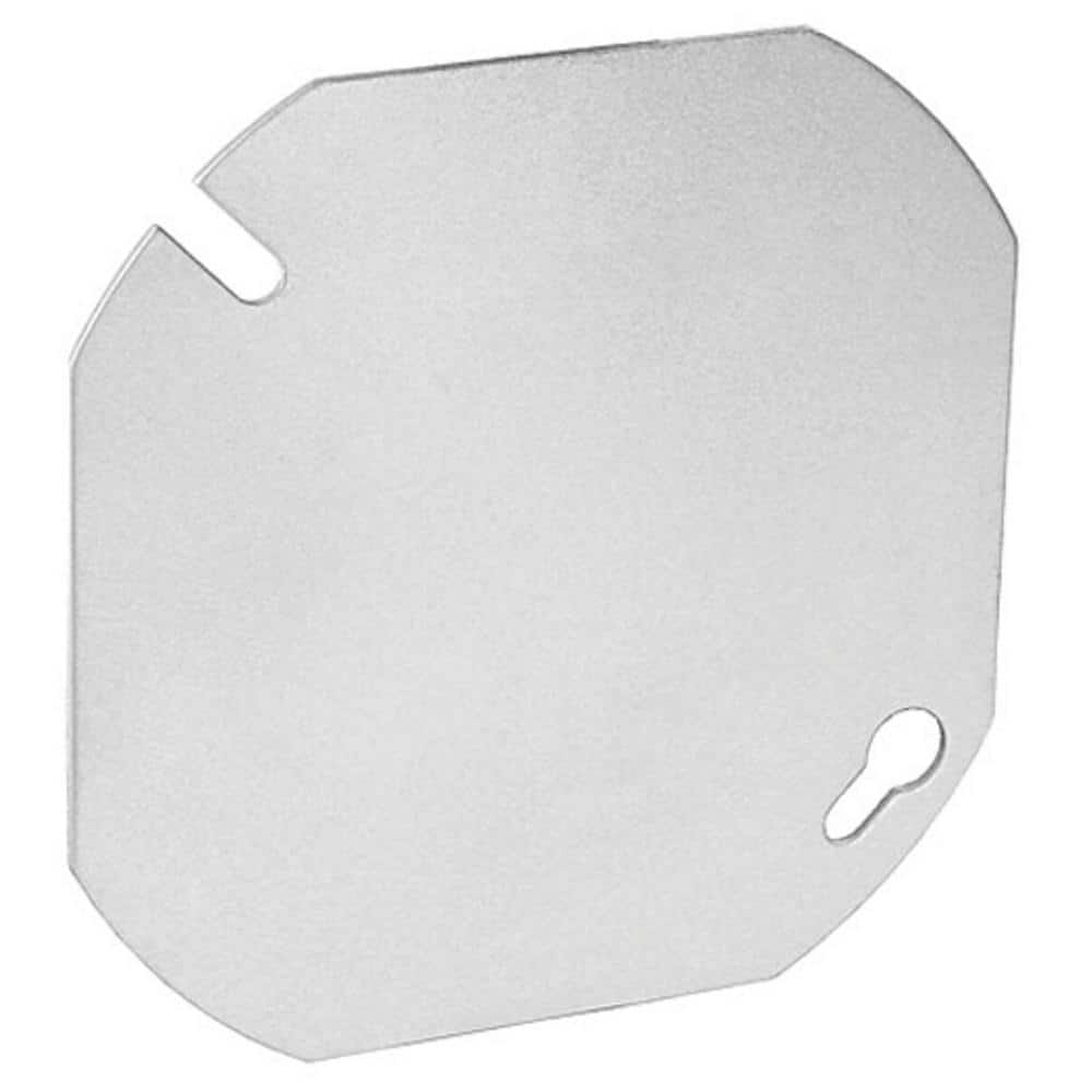 Picture of Southwire 54C1-UPC 4 in. Steel Metallic Flat Blank Octagon Cover