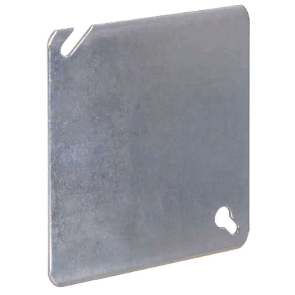 Picture of Southwire 52C1-UPC 4 in. Steel Metallic Flat Blank Square Cover