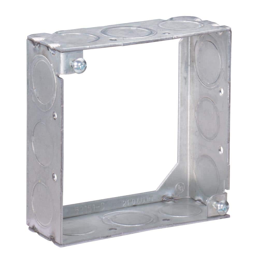 Picture of Southwire 53151-S-UPC 4 x 4 x 1.5 in. Steel Metallic Square Extension Ring Box