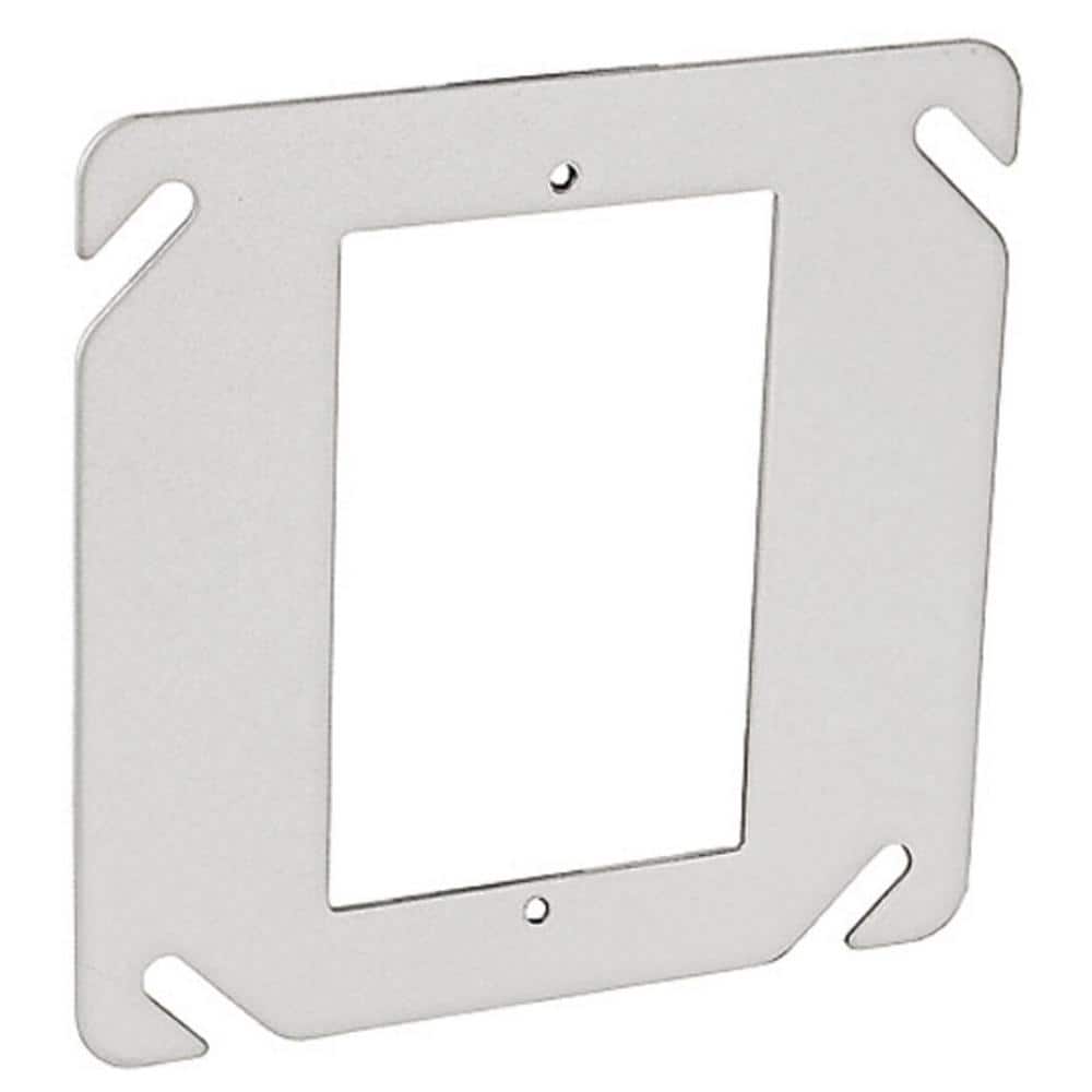 Picture of Southwire 52C62A-UPC 4 in. Steel Metallic 1-Gang Single-Device Flat Square Cover