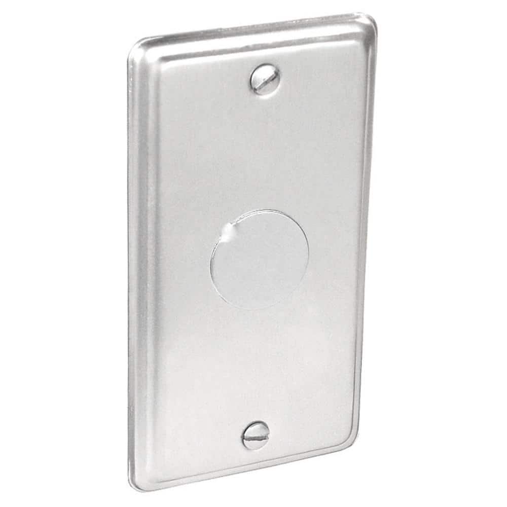 Picture of Southwire G19430-UPC 4 x 2 in. Steel Metallic 1-Gang Electrical Handy Box Cover
