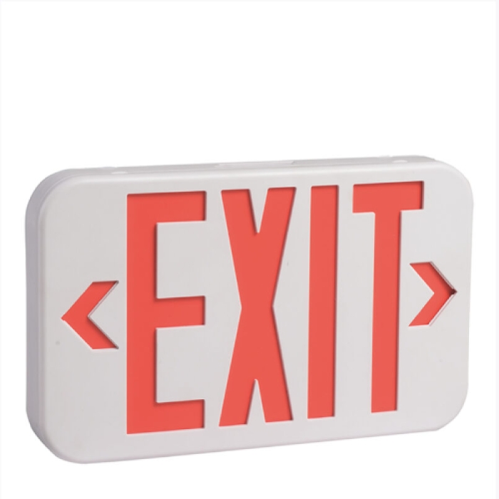 E1LEDX-RD 1.2W Red Lettered LED Exit Sign